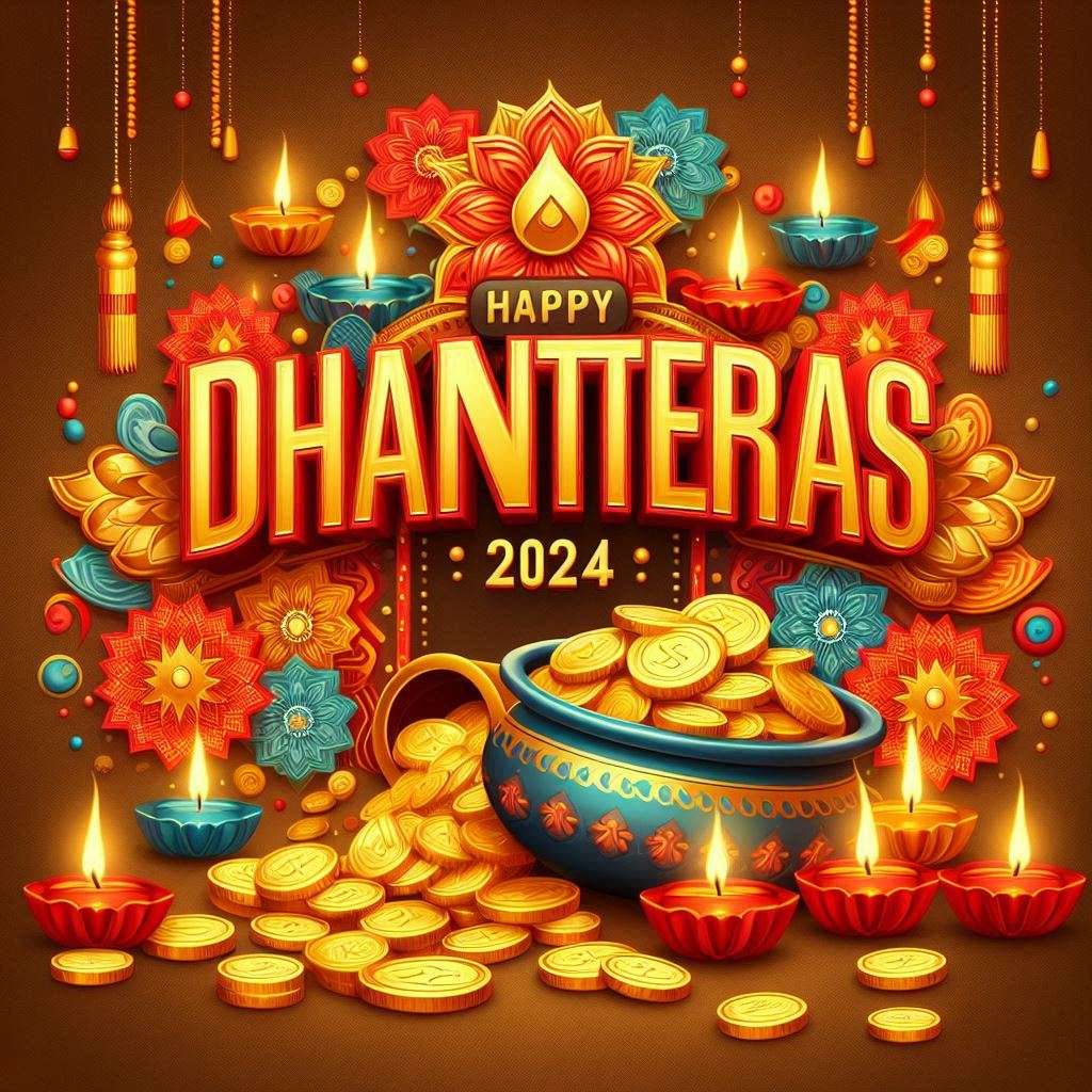 Download Free download happy dhanteras wishes for whatsapp sharing for websites, slideshows, and designs | royalty-free and unlimited use.