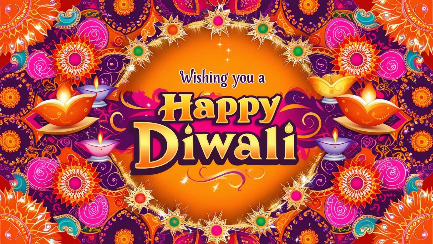 download happy diwali photos with diyas and lights