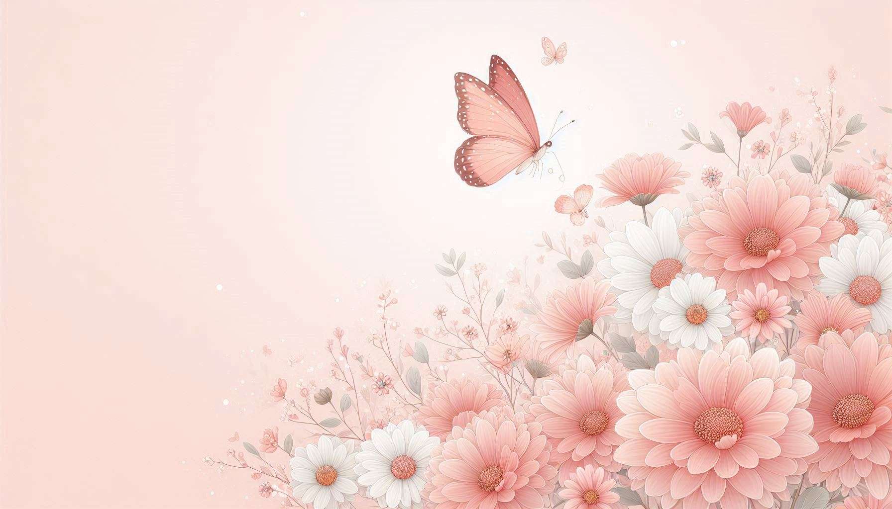 download light pink background with flower