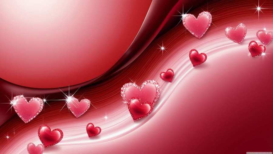 download red and pink backgrounds for valentine day party decoration