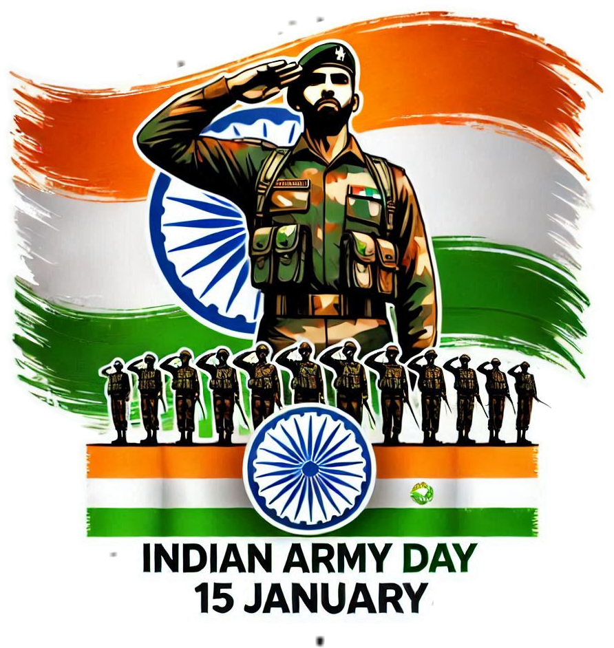 download transparent indian army day png 2025