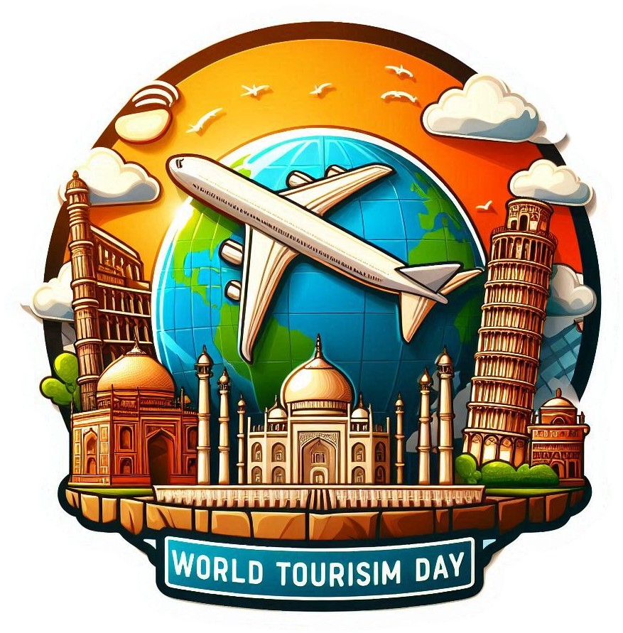 download travel-themed world tourism day 2024 png designs