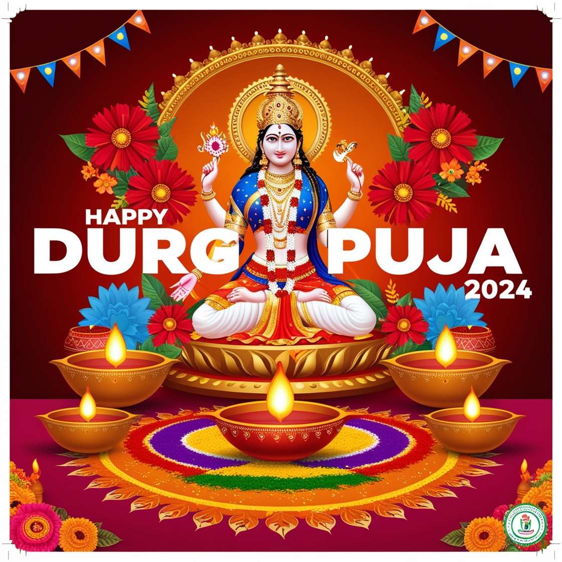 durga puja 2024 greetings images for social media