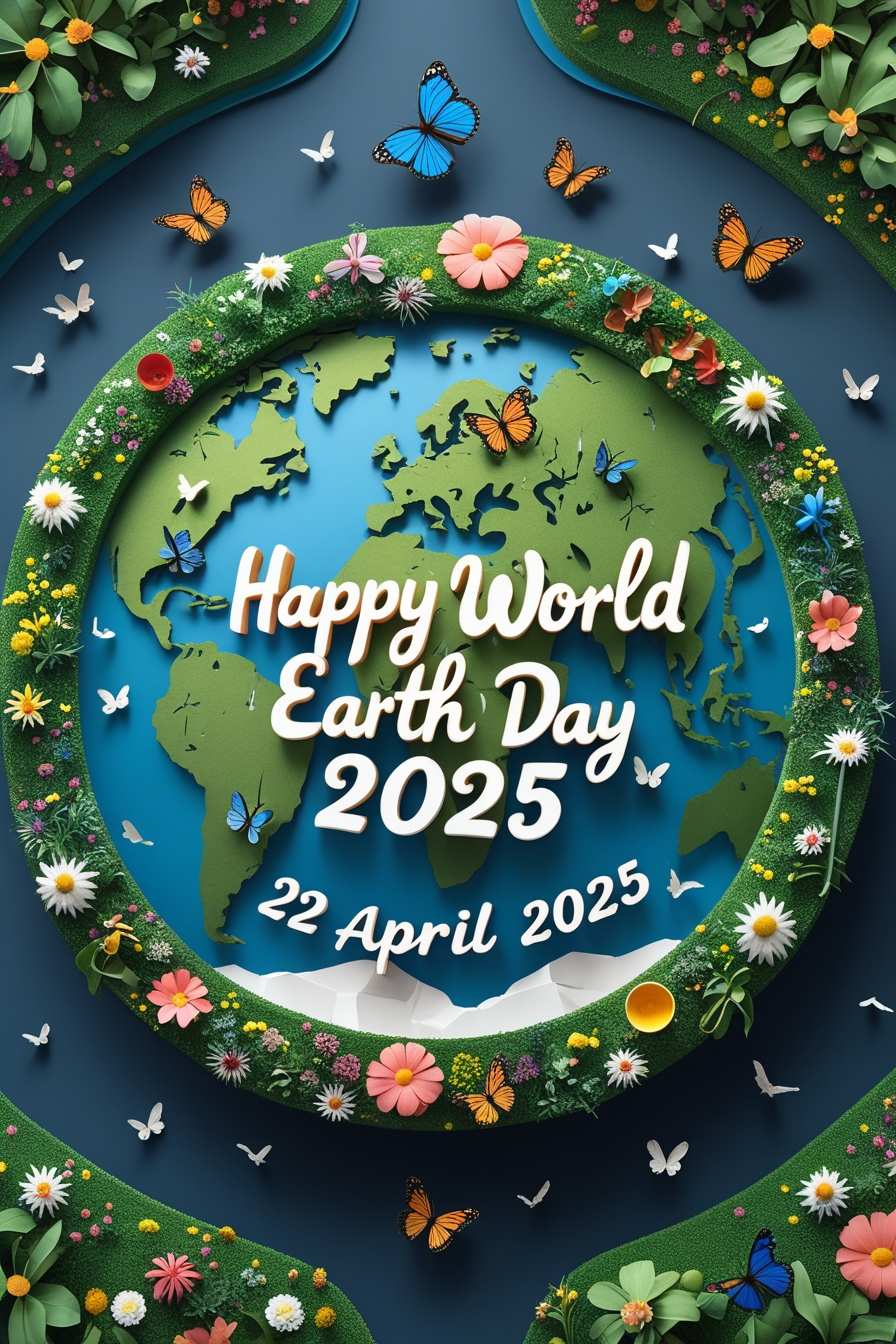 Earth Day 2025 classroom activity picture