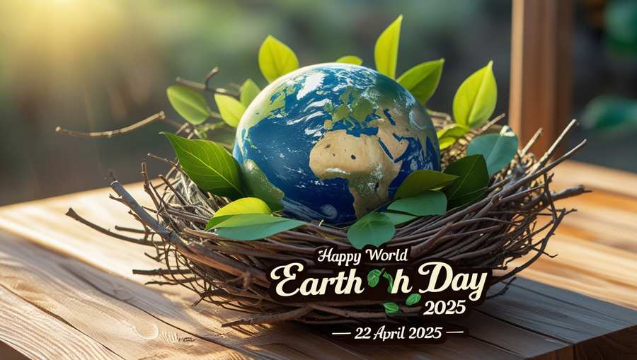 Earth Day 2025 environment protection slogan image