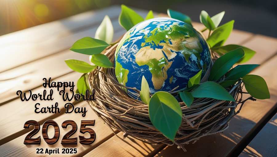 Earth Day 2025 school competition poster