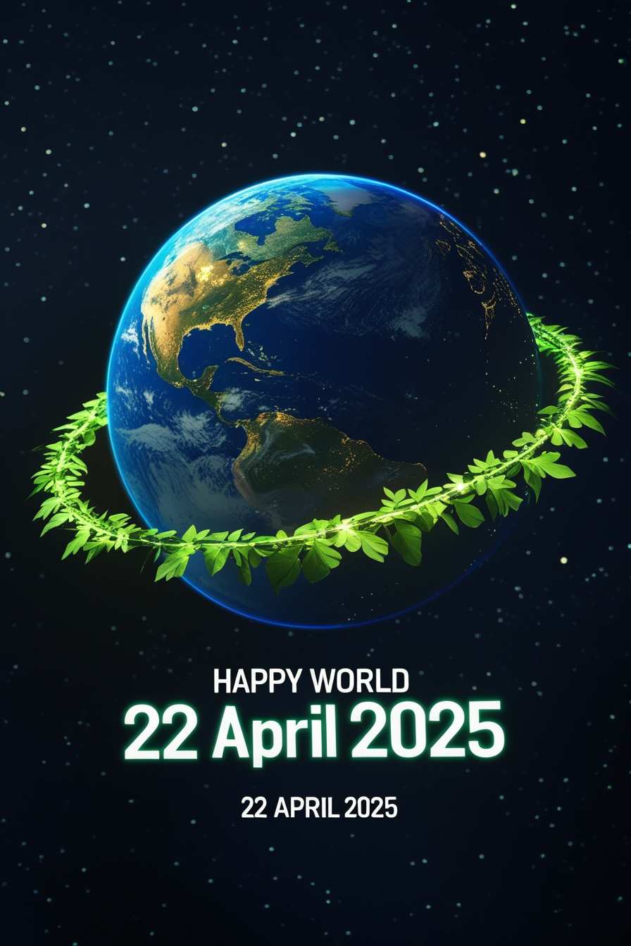 Earth Day 2025 school function banner