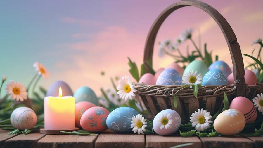 Easter Background With Fluffy White Clouds - Royalty Free Easter Background Image Download | Pngmagic 2025 Free Download Easter Background With Fluffy White Clouds - High Quality Easter Background Background
