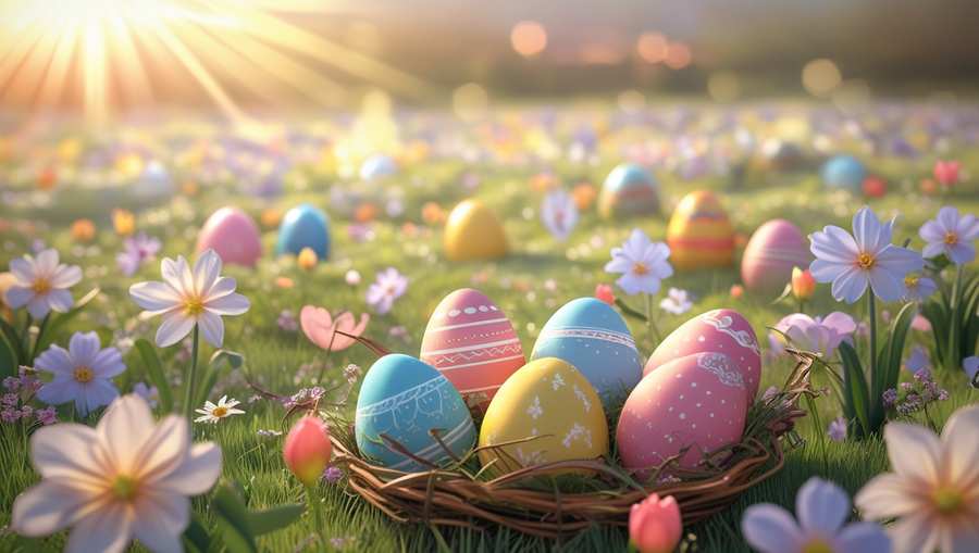 Easter Background With Religious Cross And Lilies - Royalty Free Easter Background Image Download | Pngmagic 2025 Free Download Easter Background With Religious Cross And Lilies - High Quality Easter Background Background