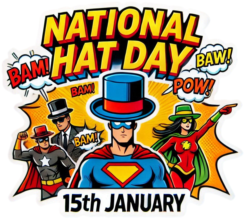 easy-to-use national hat day png templates