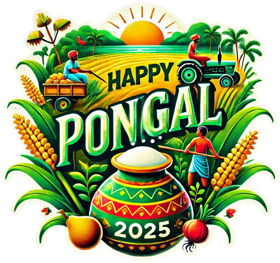 editable happy pongal 2025 png images