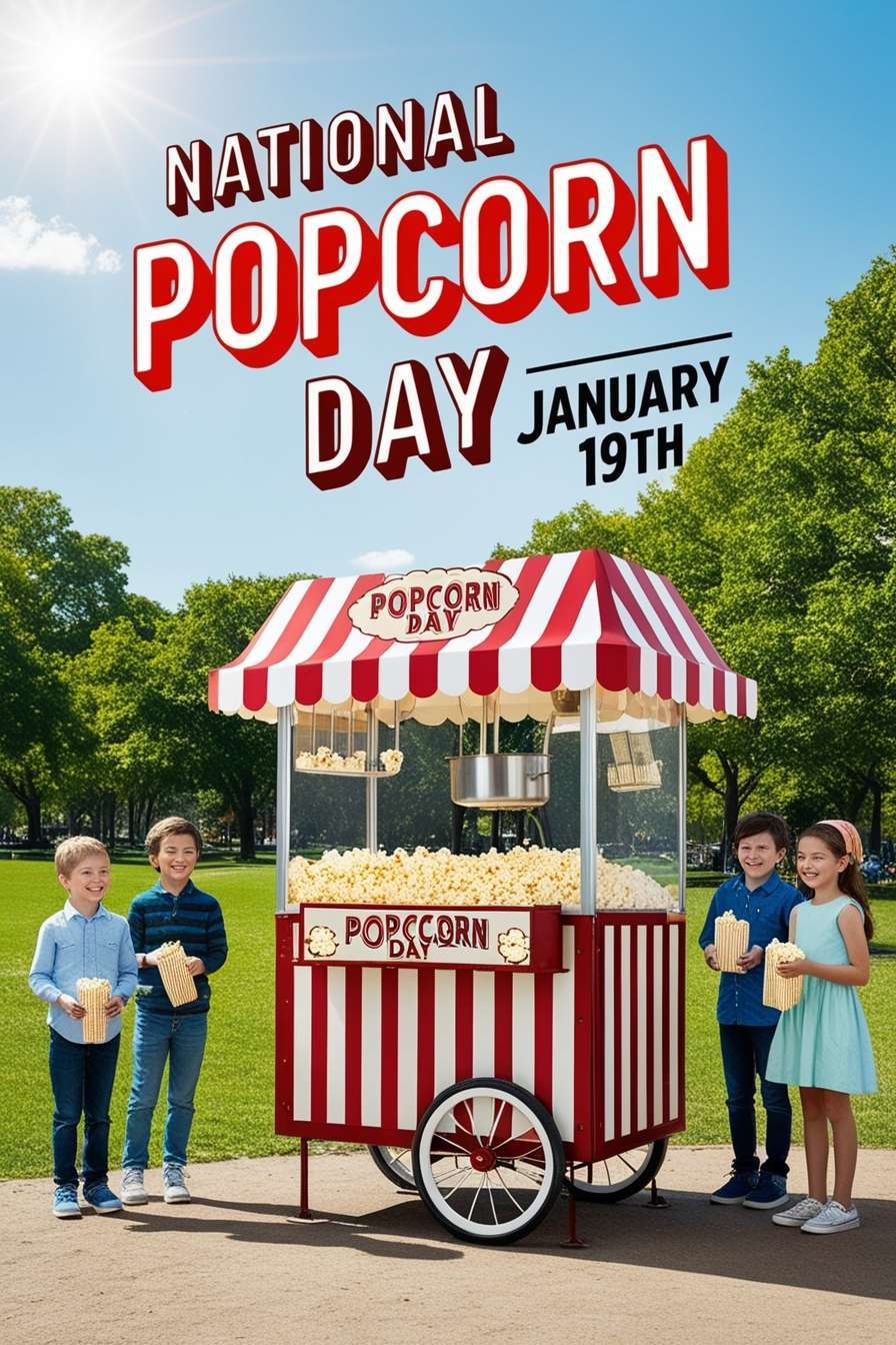 editable national popcorn day banners for events