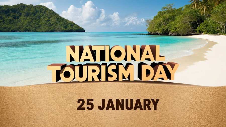 editable national tourism day psd backgrounds