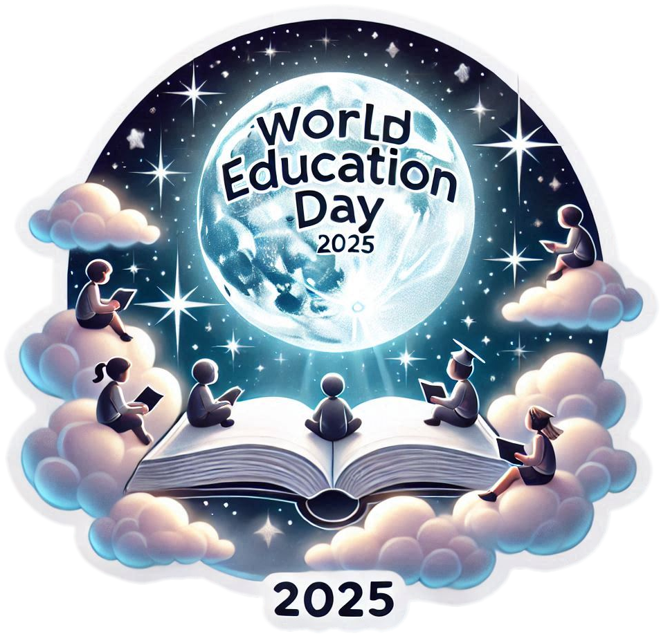 editable world education day 2025 png posters