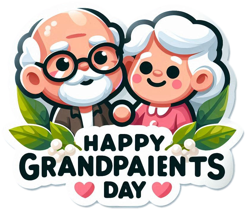 elegant happy grandparents day png images for photo albums