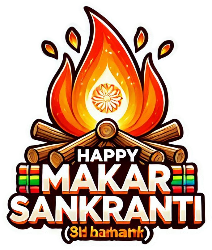 elegant happy makar sankranti png artwork