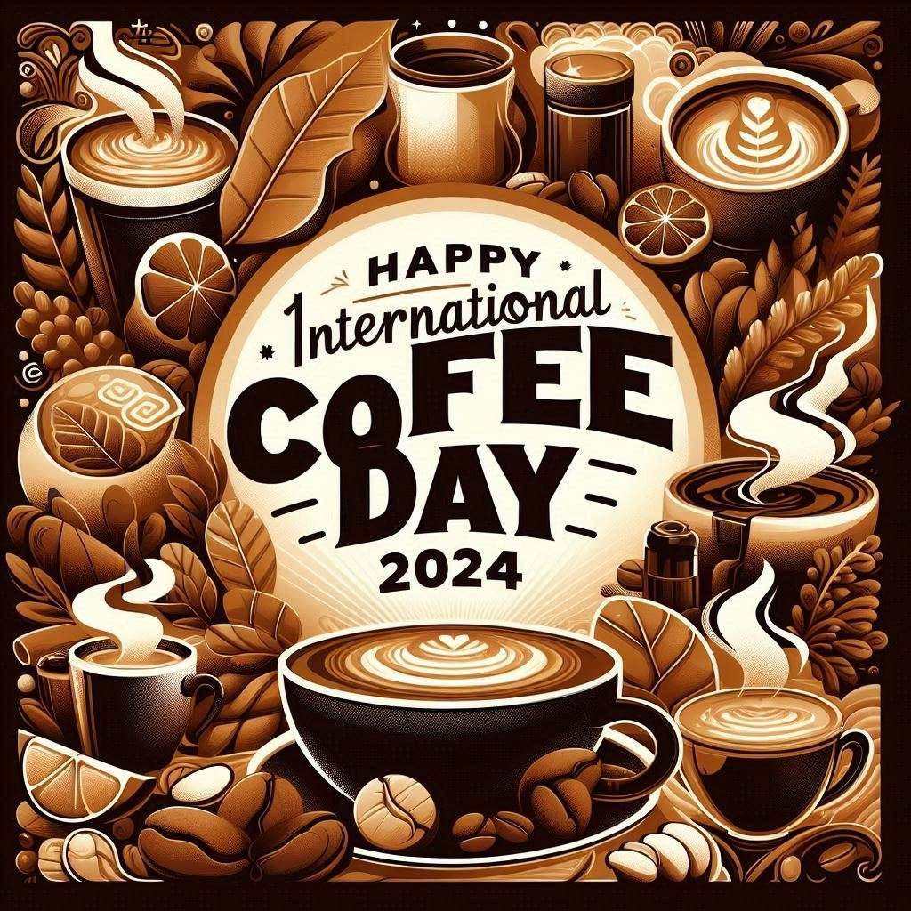 eye-catching images for international coffee day 2024 events