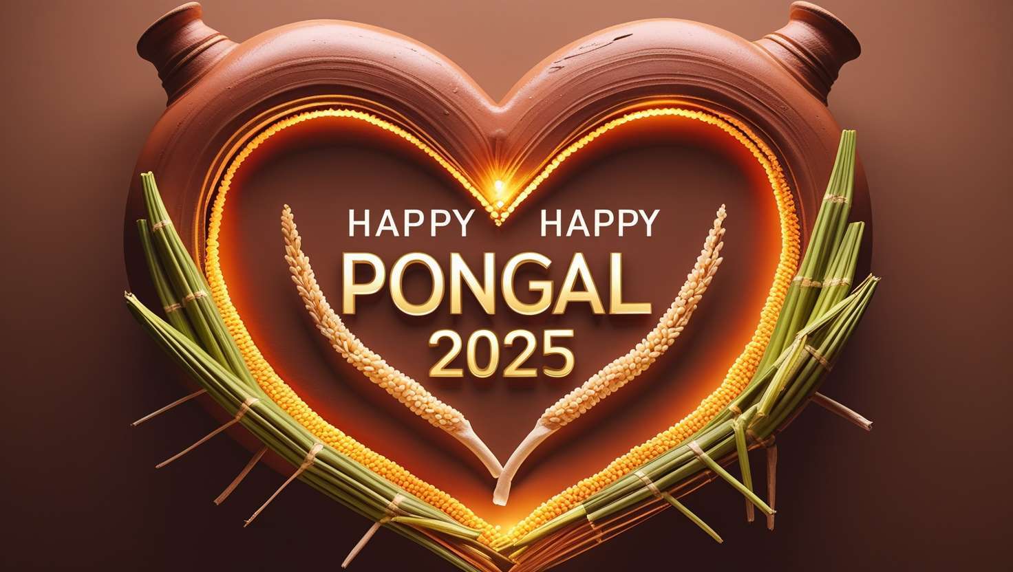 festive happy pongal 2025 celebration hd images