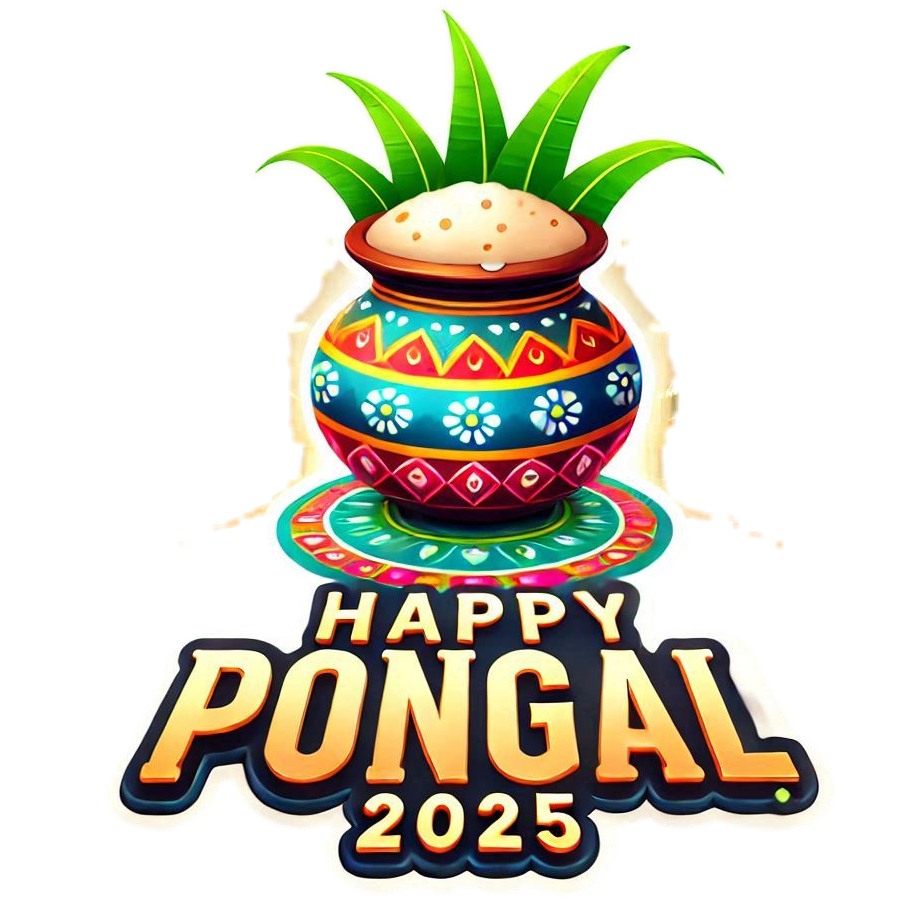 festive pongal 2025 png for posters