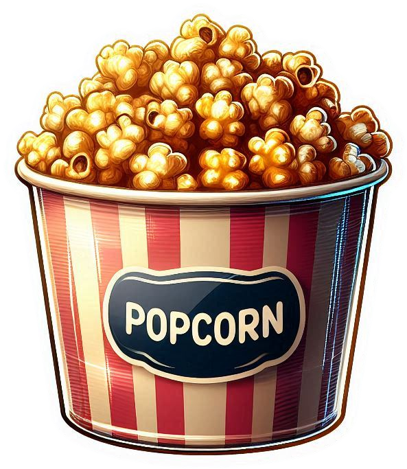 festive popcorn bucket png free download