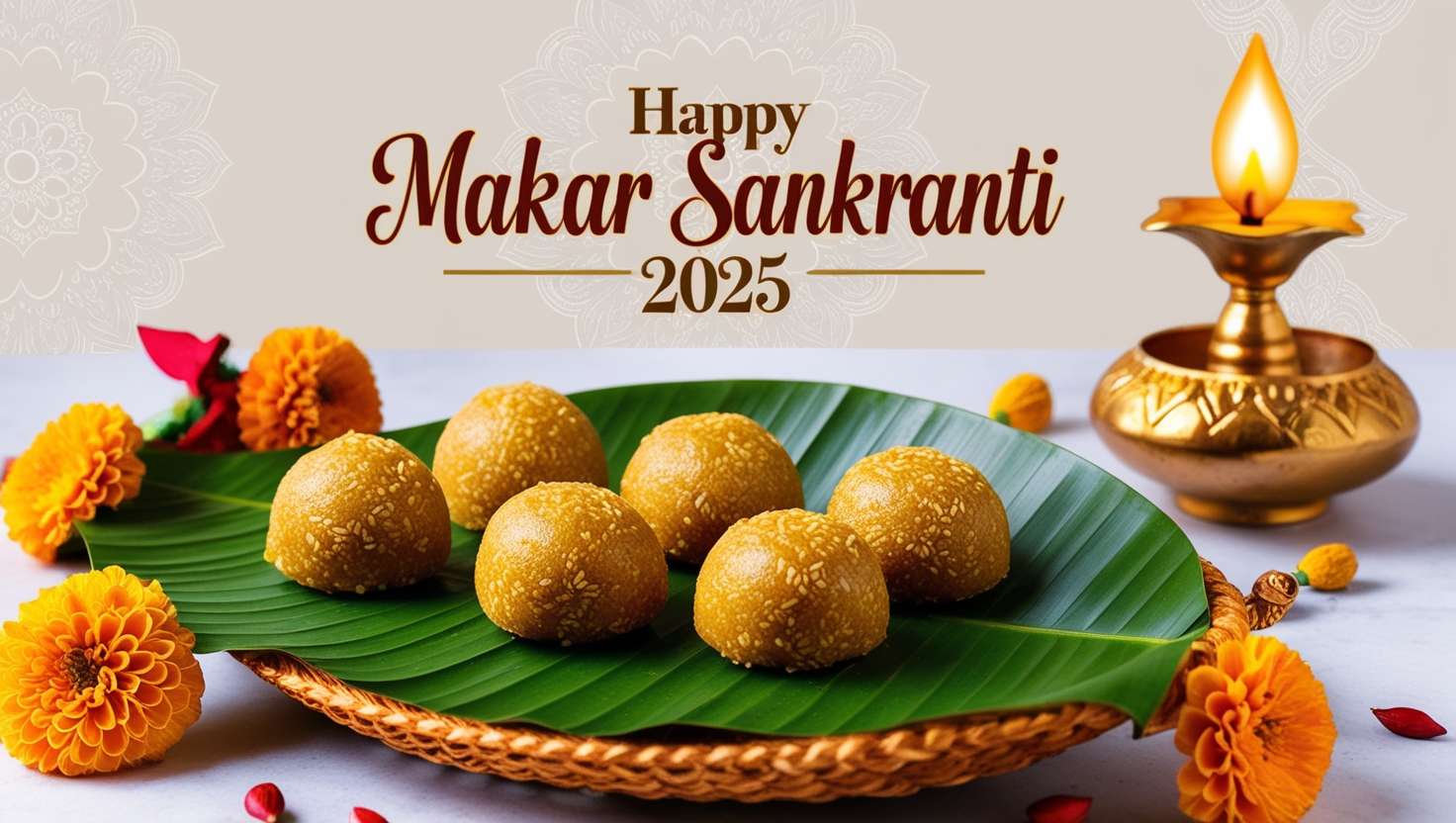 festive sweets like murmura laddus for makar sankranti 2025