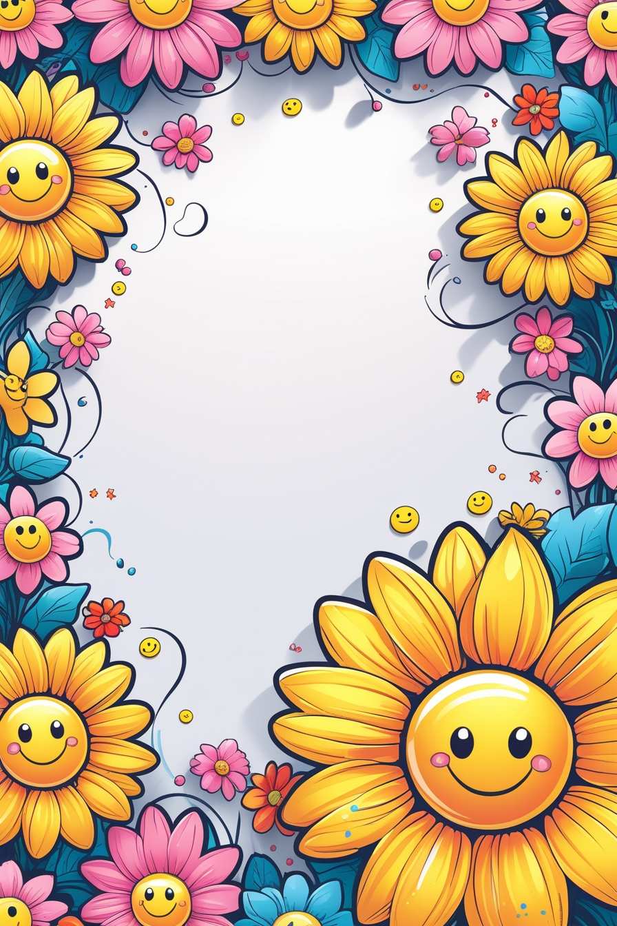 Flower Border For Greeting Card Template - Royalty Free Flower Border Image Download | Pngmagic 2025 Free Download Flower Border For Greeting Card Template - High Quality Flower Border Background