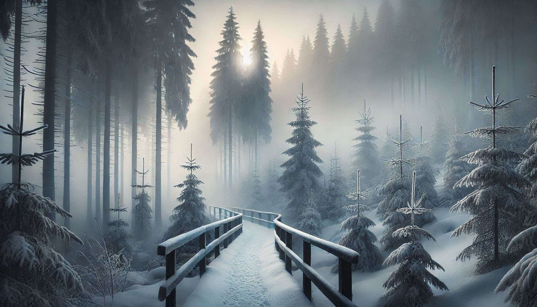 foggy winter mornings wallpapers for desktops