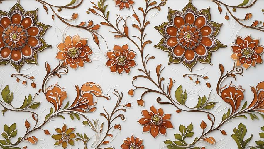 Free Download Free Floral Border For PowerPoint - High Quality Flower Border Background