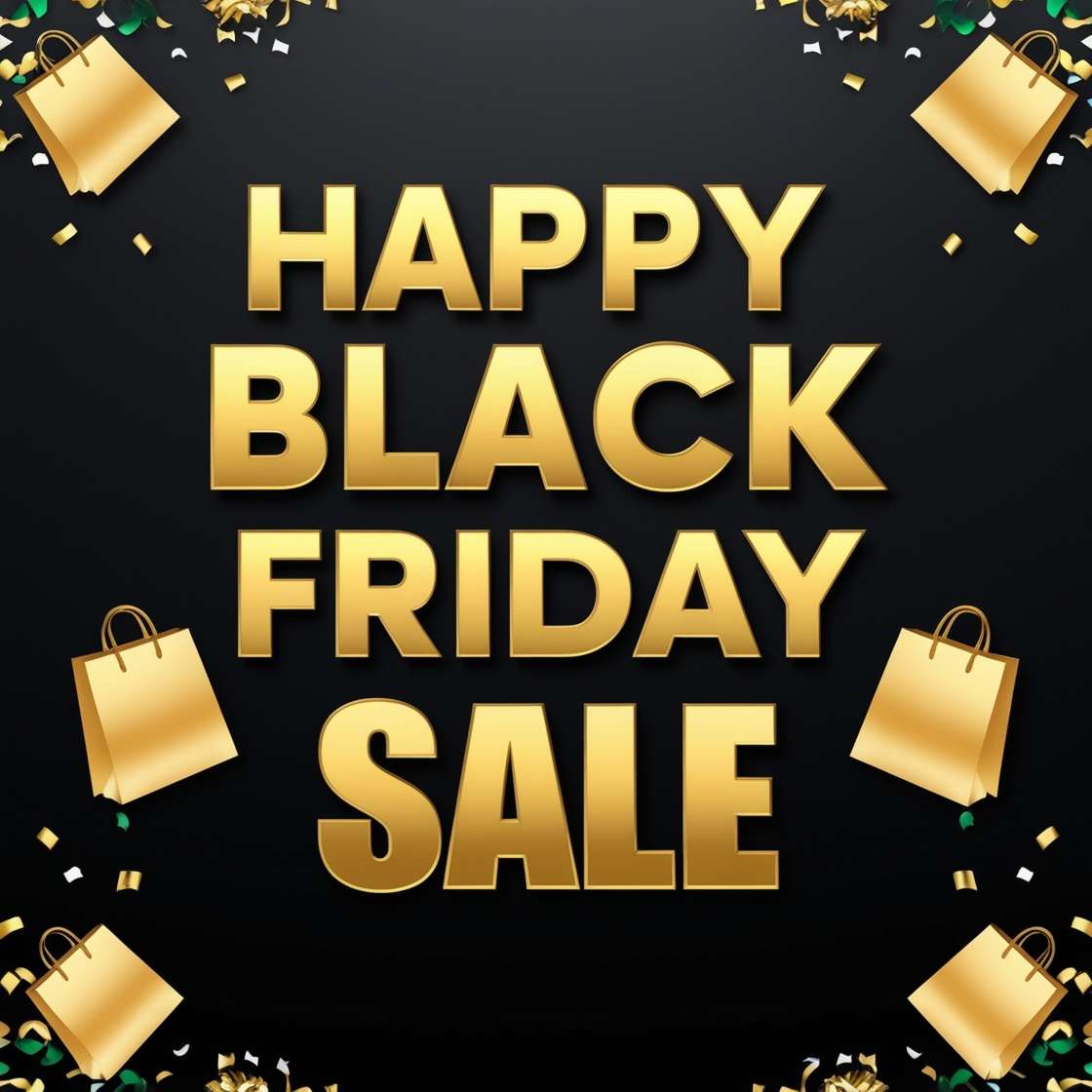 free happy black friday sale social media graphics