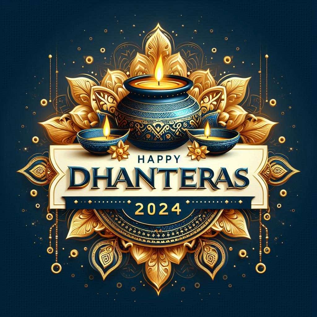 free happy dhanteras wishes 2024 wallpapers download