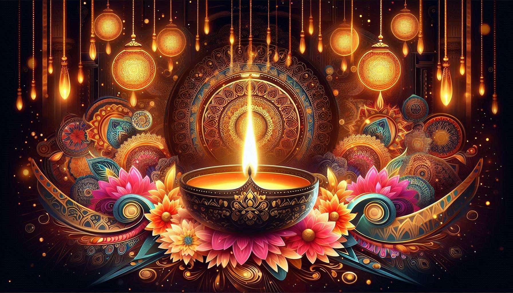 Download Free free happy diwali 2024 festive backgrounds for websites, slideshows, and designs | royalty-free and unlimited use.