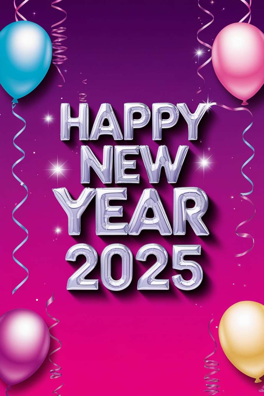 free happy new year 2025 greetings wallpapers