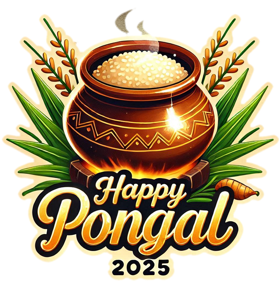 free happy pongal wishes png for social media