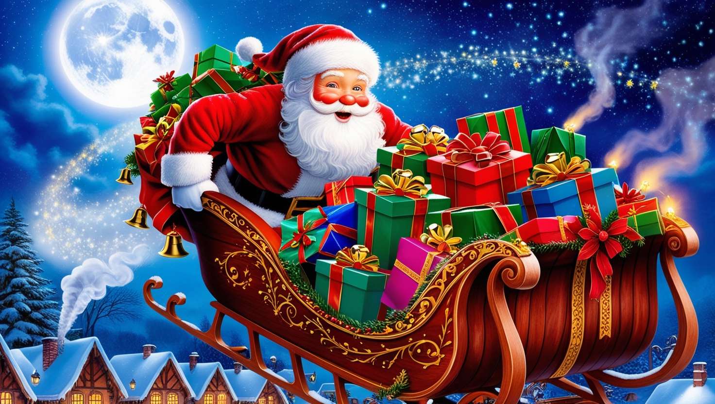 free santa claus background images for download