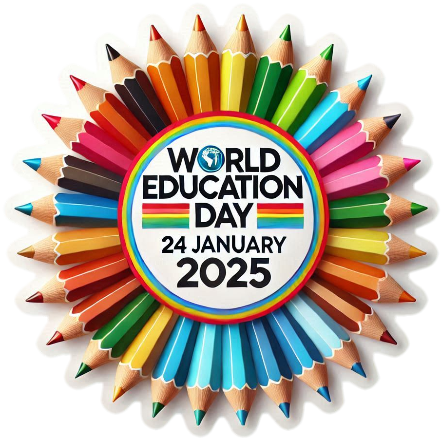 free world education day 2025 png graphics