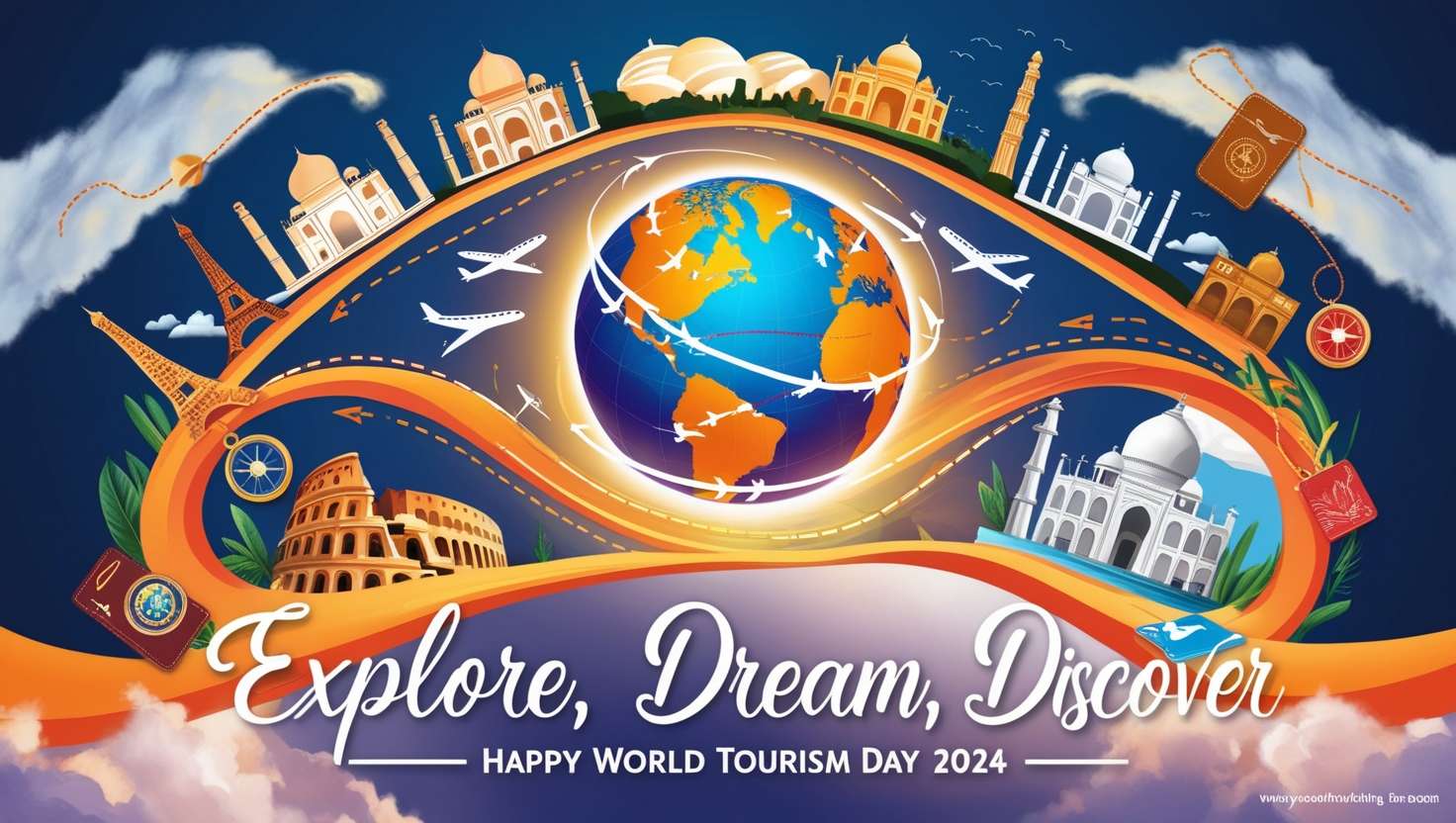 free world tourism day postcards and e-cards download