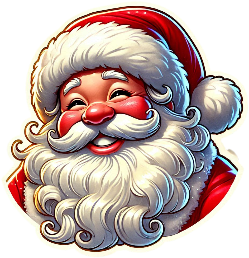 funny smiling santa claus png clipart