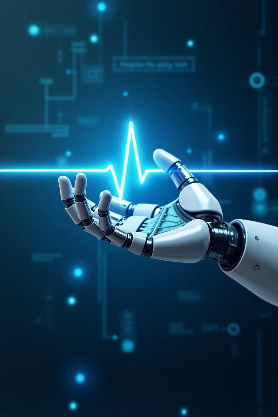 Free Download Futuristic AI Medical Healthcare Background - High Quality Medical Background Background