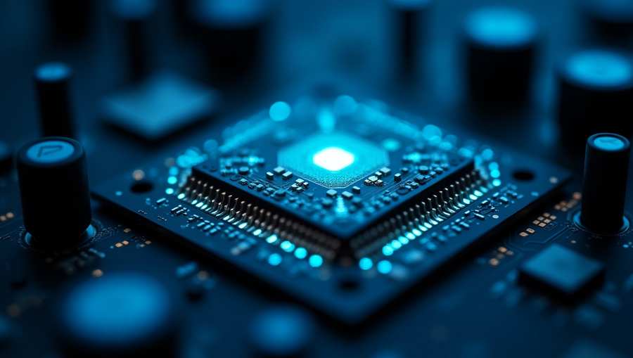 Futuristic Circuit Technology Wallpaper - Royalty Free Technology Background Image | Pngmagic Free Download Futuristic Circuit Technology Wallpaper - High Quality Technology Background Background
