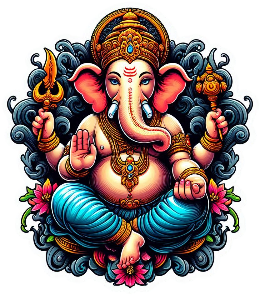 ganesha png with transparent background for festival greetings