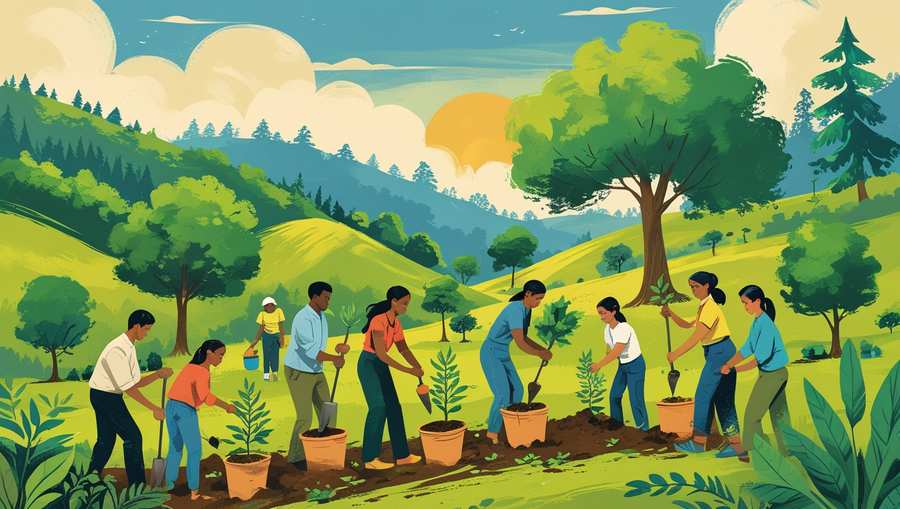  Global efforts in forest restoration and tree planting