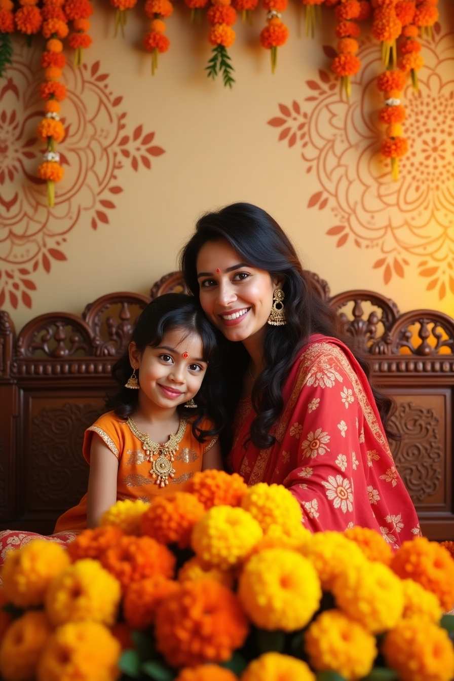 Golden theme Mothers Day background