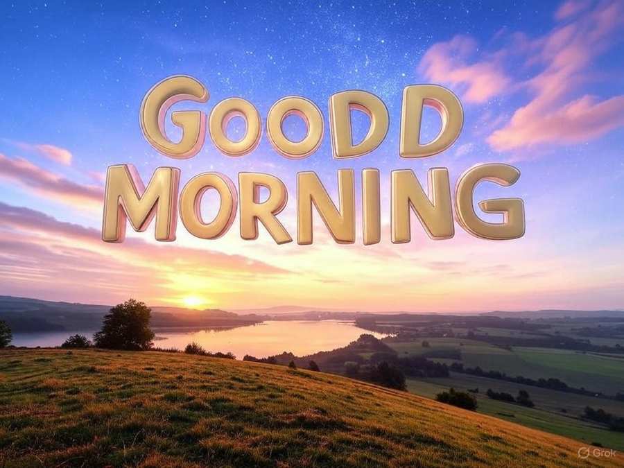 Good morning image with birds chirping