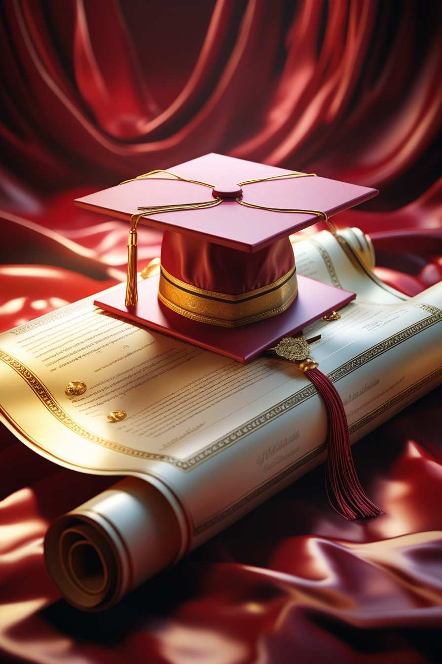 graduation cap background with confetti PNG graduation cap background with confetti