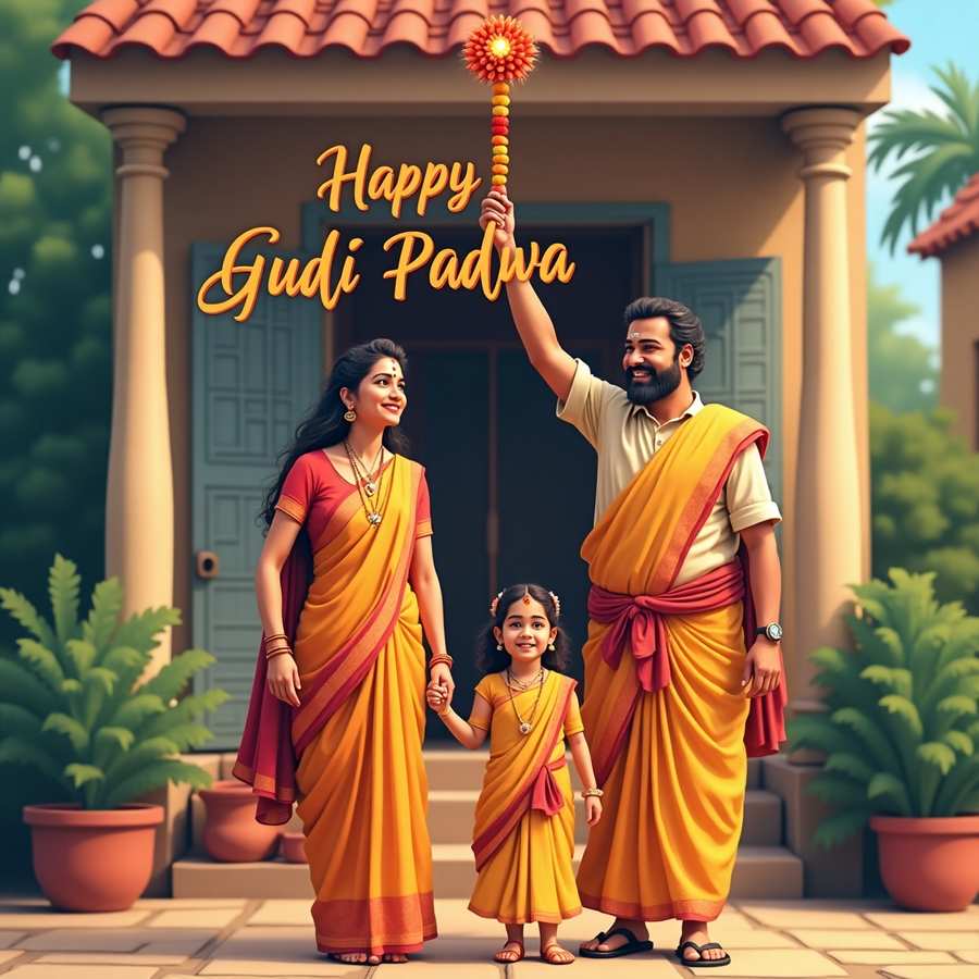 Gudi Padwa Wishes In English, Hindi, And Marathi - Royalty Free Happy Gudi Padwa Image Download | Pngmagic 2025 Free Download Gudi Padwa Wishes In English, Hindi, And Marathi - High Quality Happy Gudi Padwa Background