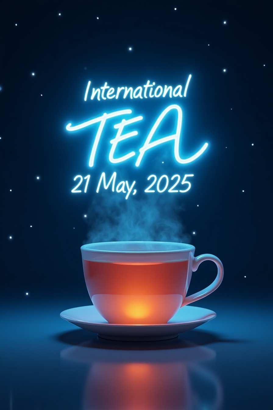 hands holding warm cup of tea