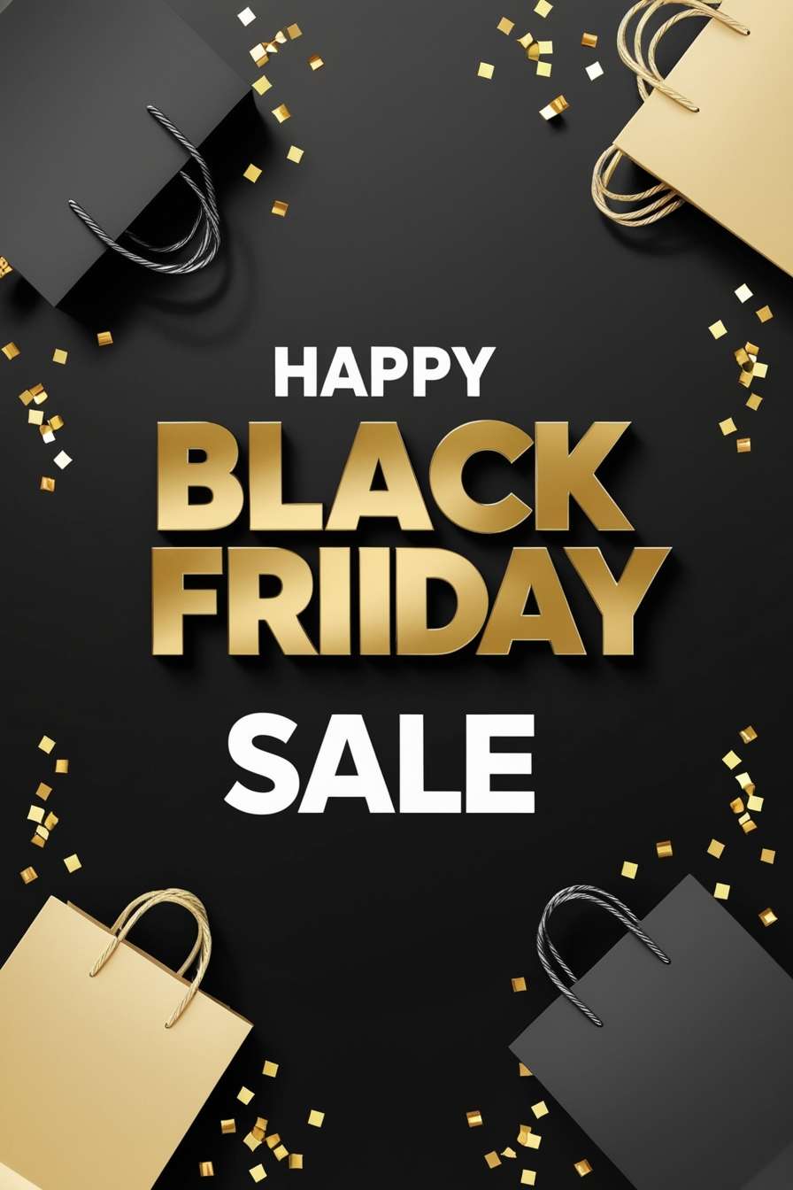 happy black friday sale flyer templates for download