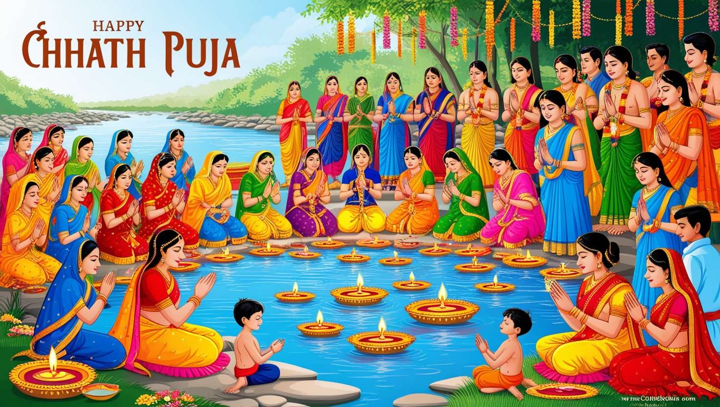 happy chhath puja designs for whatsapp sharing