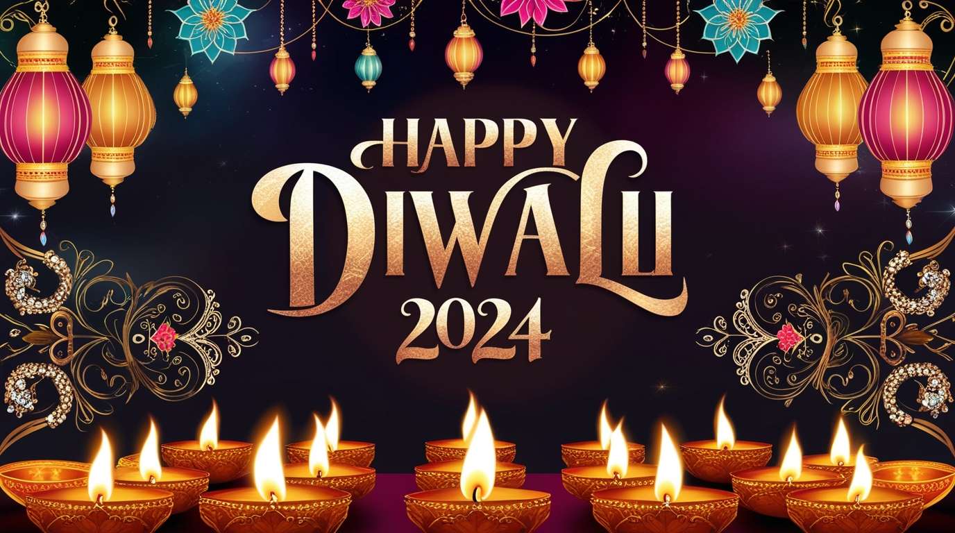 happy diwali 2024 celebration images for social media posts