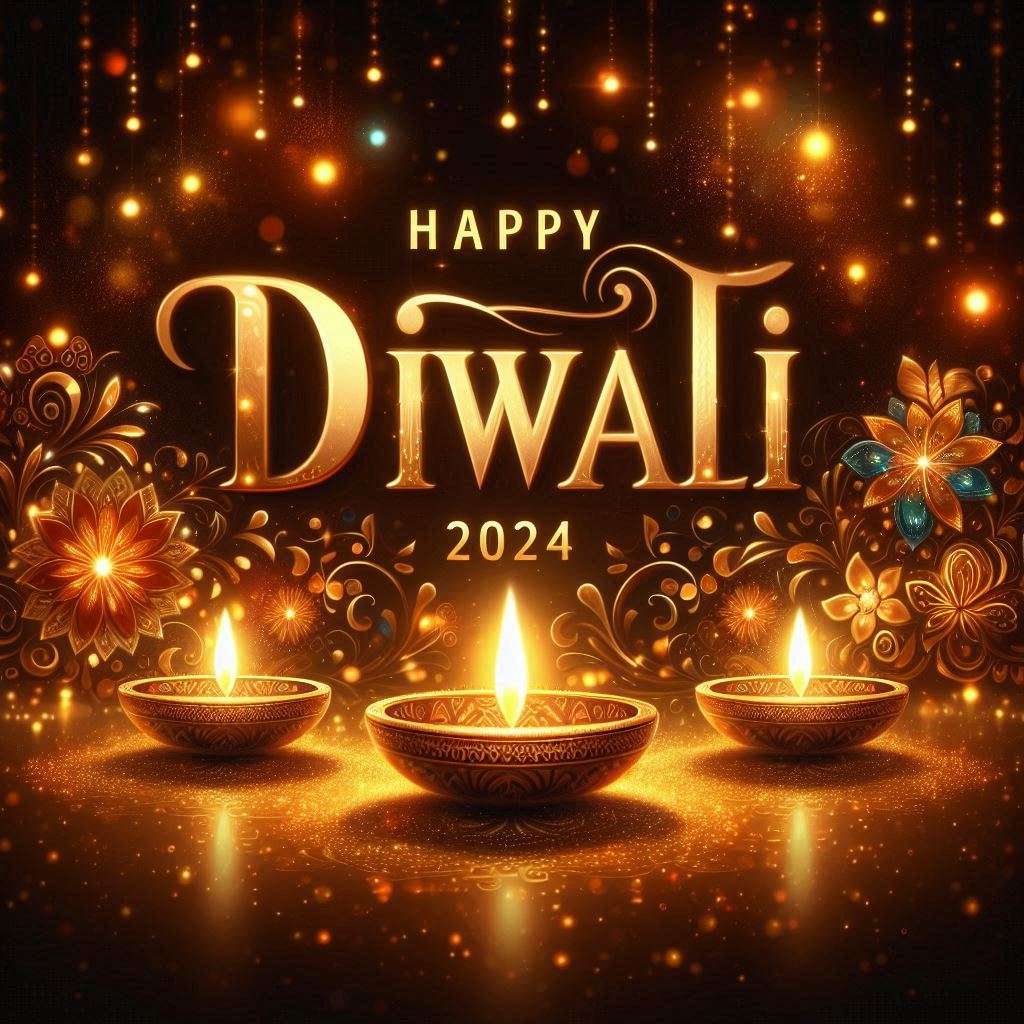 happy diwali 2024 images with inspirational quotes